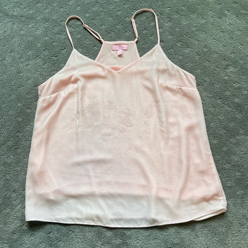 Lilly Pulitzer Pink Velvet Tank | Size Medium